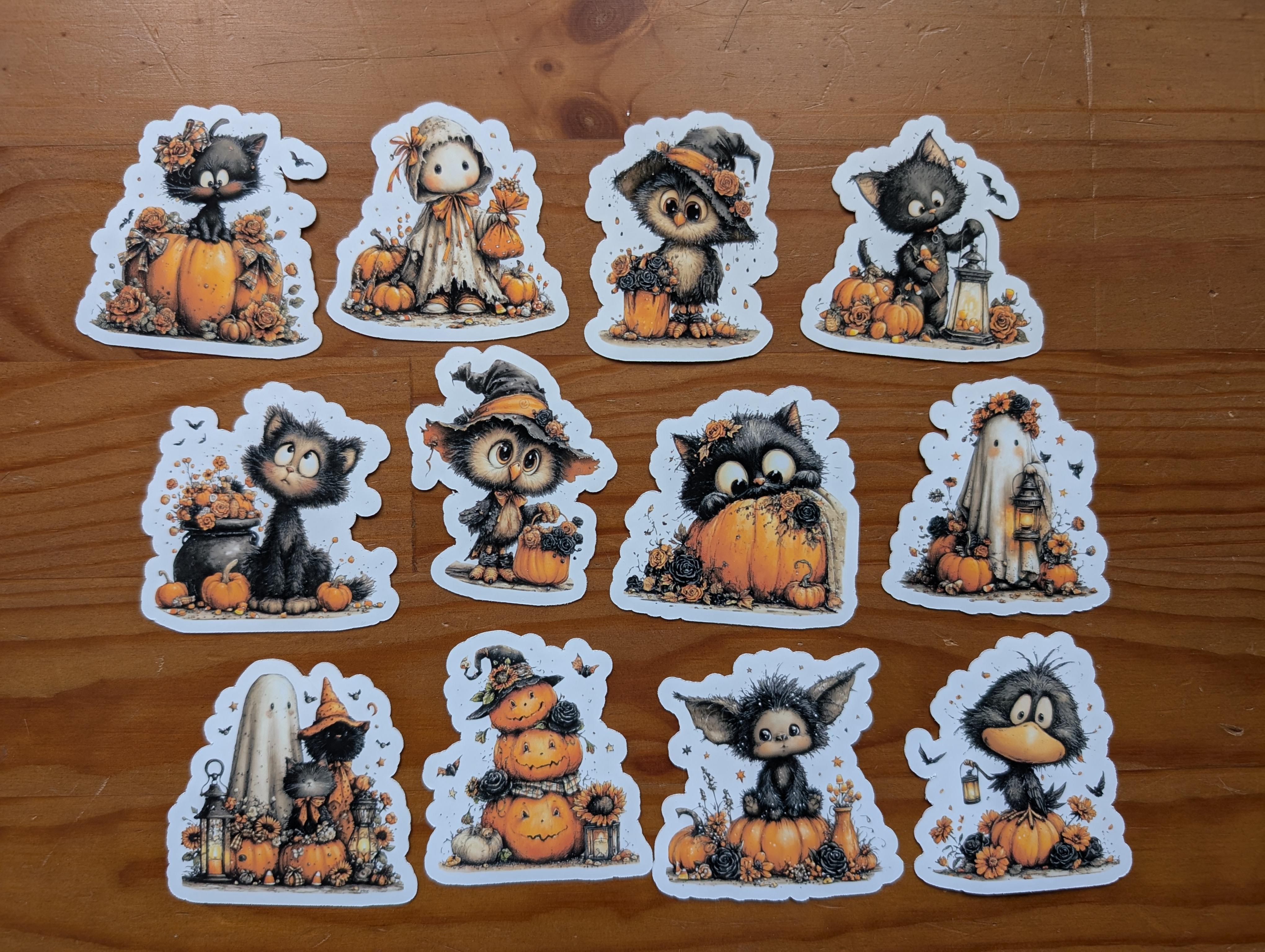 Whim Halloween Animals Sticker Pack – Image 2