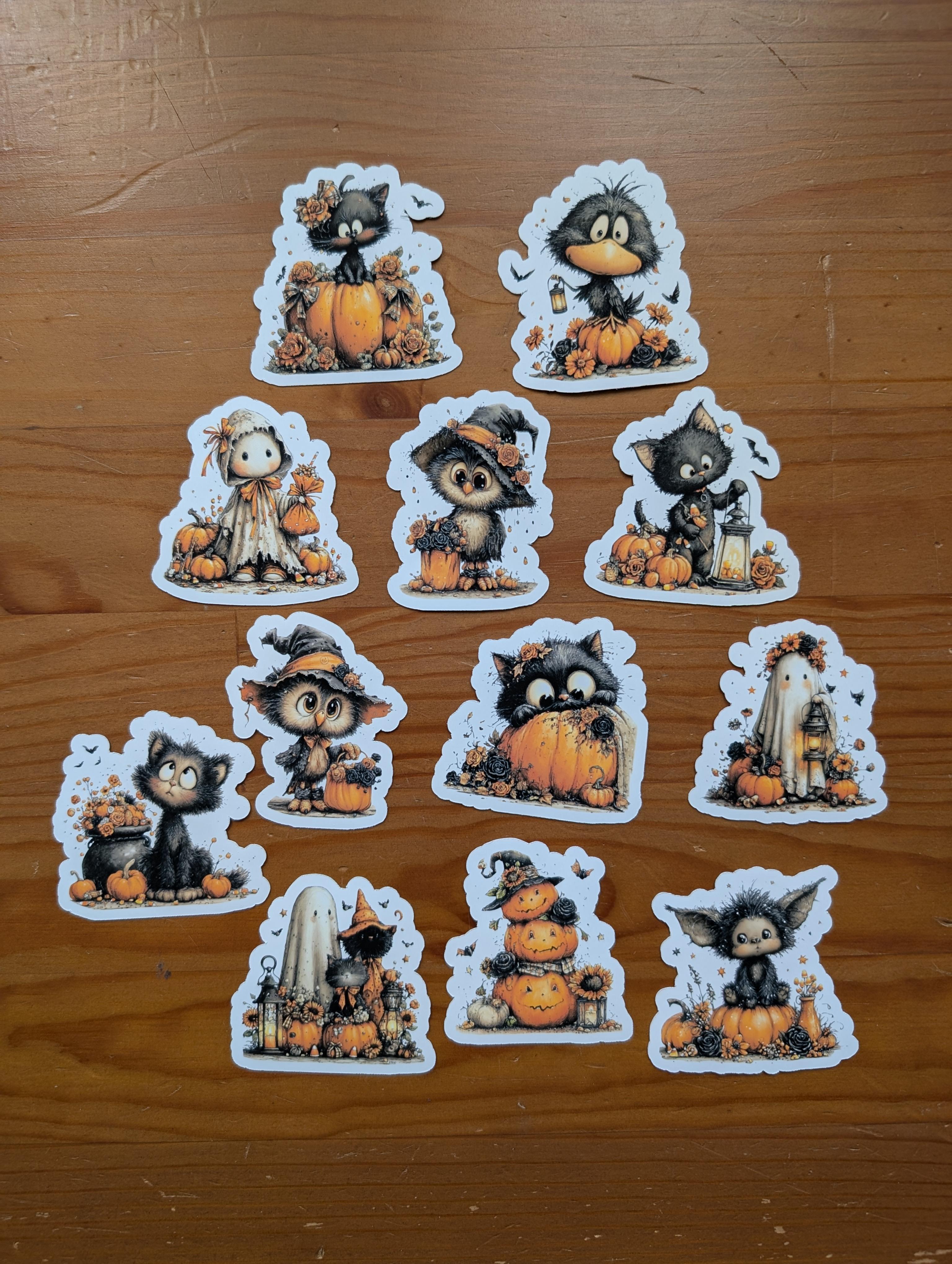 Whim Halloween Animals Sticker Pack – Image 3