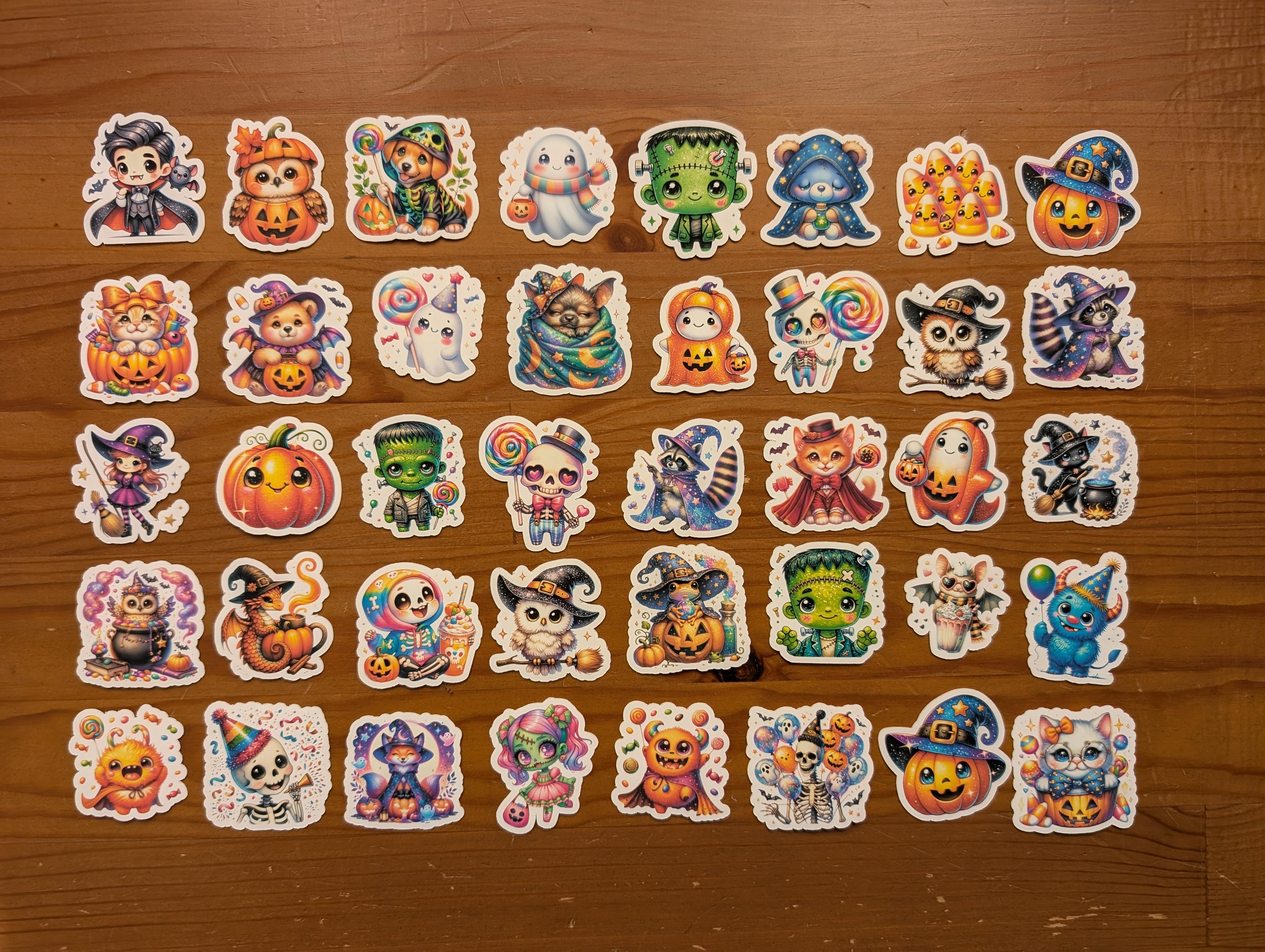 Halloween Character Mega Vinyl Sticker Pack – Image 4