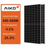 AIKO Stellar 1N+66 Dual-Glass Solpanel 645–680W – 20 stk.
