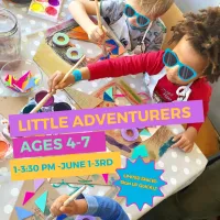 STEAM Little Adventurer's Camp, 4-7yrs olds, 1-3:30pm, June 1-3rd – Image 1