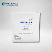 AMZUPLAR® 500 mg / 10 ml (Amifostina) - Caja con 1 Frasco Ámpula Sol. Inyectable – Image 1