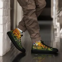 Marabel - Mens High top canvas shoes – Image 4