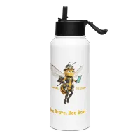 Marbel - Stainless steel water bottle with a straw lid – Image 1