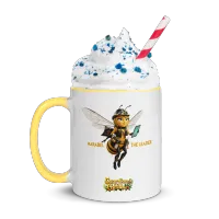 Marabel White Mug with Yellow Color Inside – Image 4