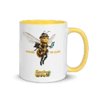 Marabel White Mug with Yellow Color Inside – Image 5