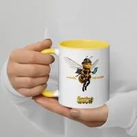 Marabel White Mug with Yellow Color Inside – Image 2