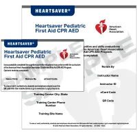 Heartsaver Pediatric First Aid CPR AED – Image 1