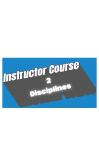 Instructor Course 2 Disciplines – Image 1