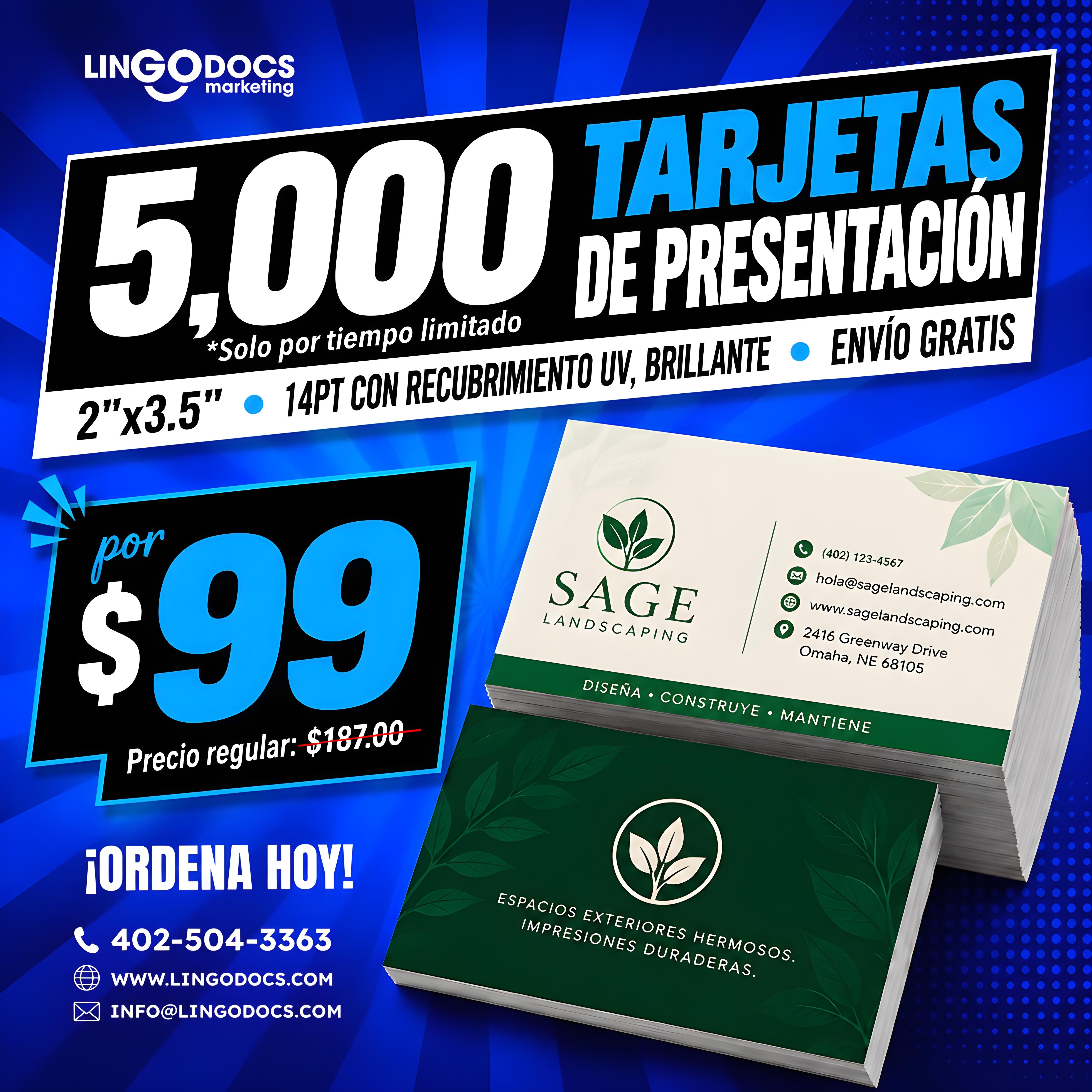 Special - 5,000 Business Cards – Image 2