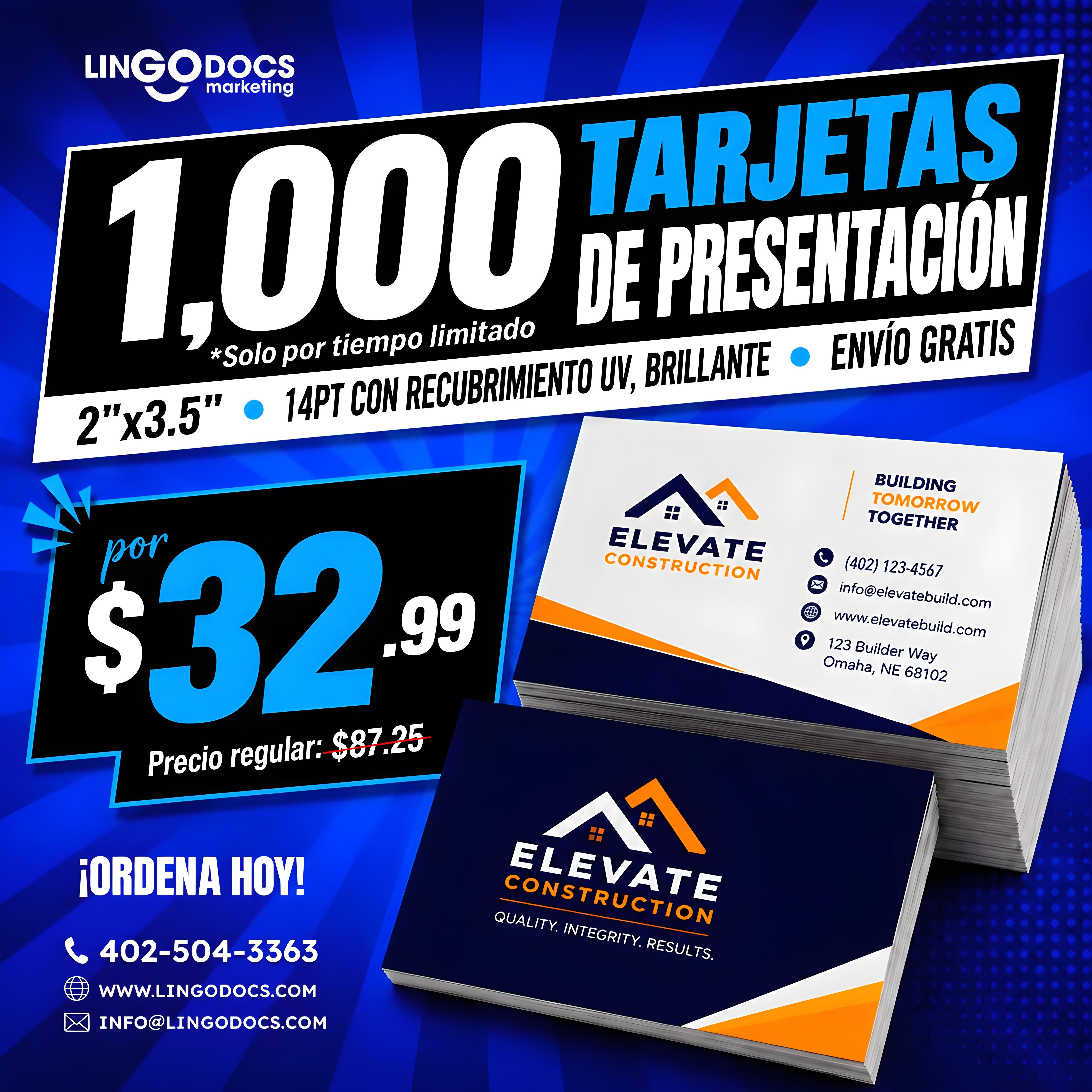 Special - 1,000 Business cards – Image 2