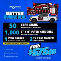 Better Business Marketing Bundle – Signs, Flyers, Banner & Car Magnets – Image 1