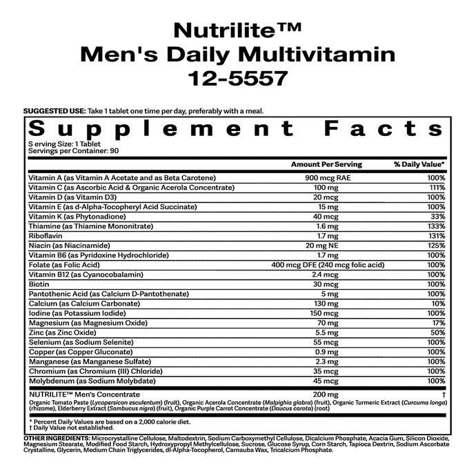 Nutrilite™ Men’s Daily Multivitamin Tablets – Image 2