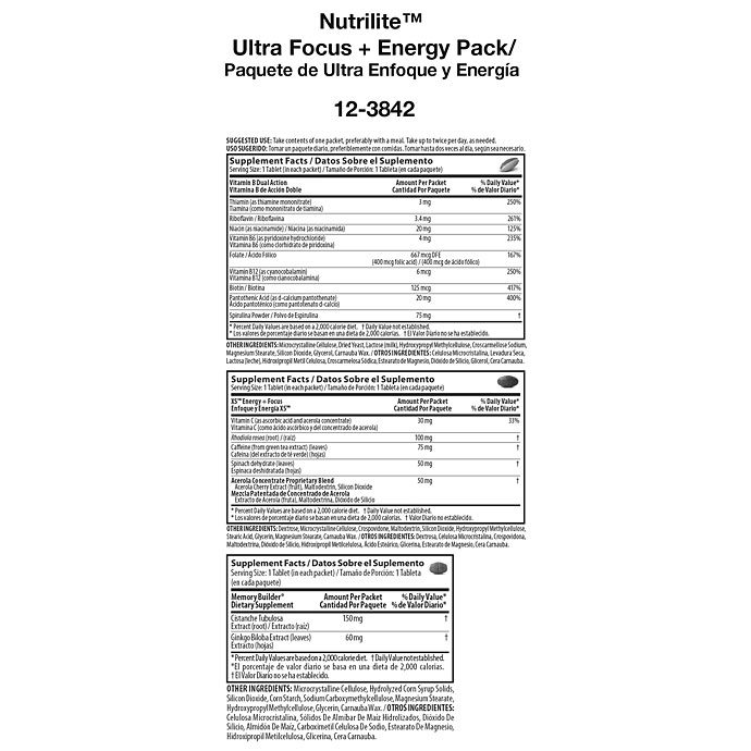 Nutrilite Ultra Focus Energy Pack – Image 3