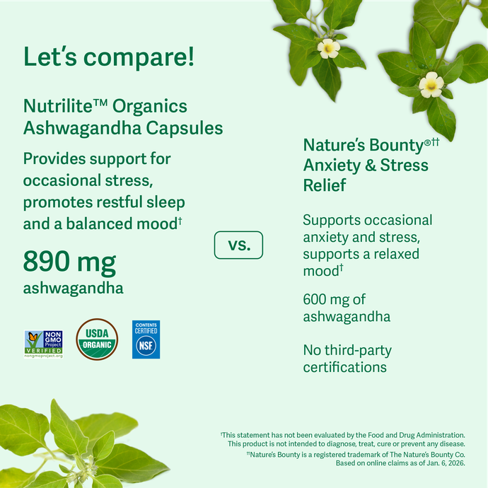 Nutrilite™ Organics Ashwagandha Capsules – Image 3