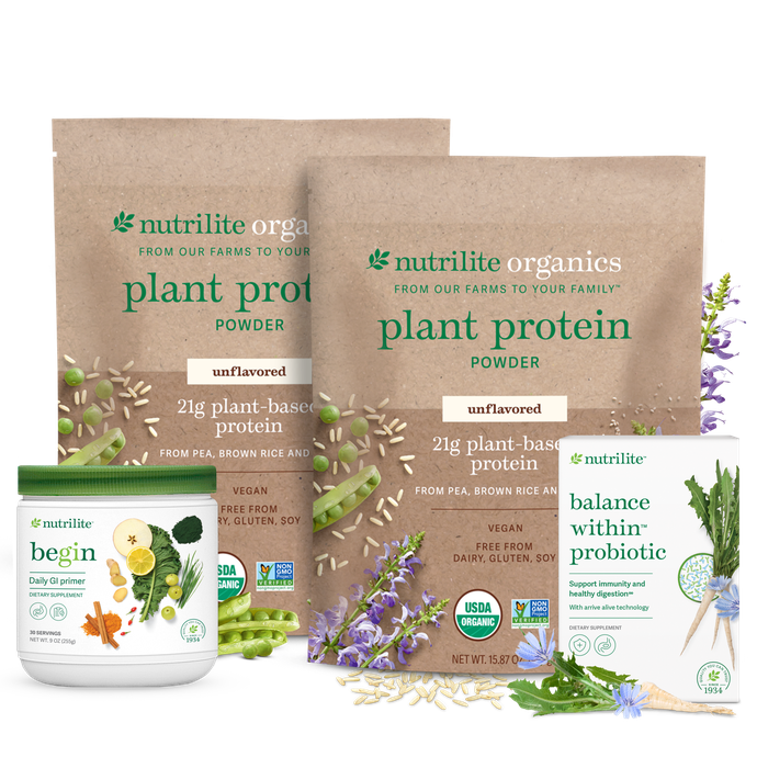 Nutrilite Begin 30 Holistic Wellness Program Solution - Unflavored/Unflavored – Image 1