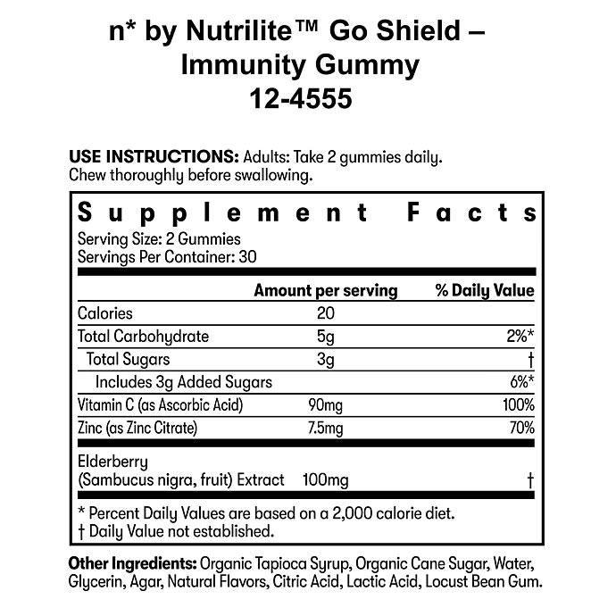 n* by Nutrilite Go Shield Immunity Gummies – Image 3