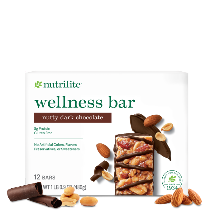 Nutrilite Wellness Bars - Nutty Dark Chocolate – Image 1