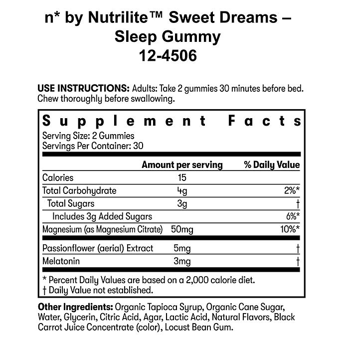 n* by Nutrilite Sweet Dreams Sleep Gummies – Image 4