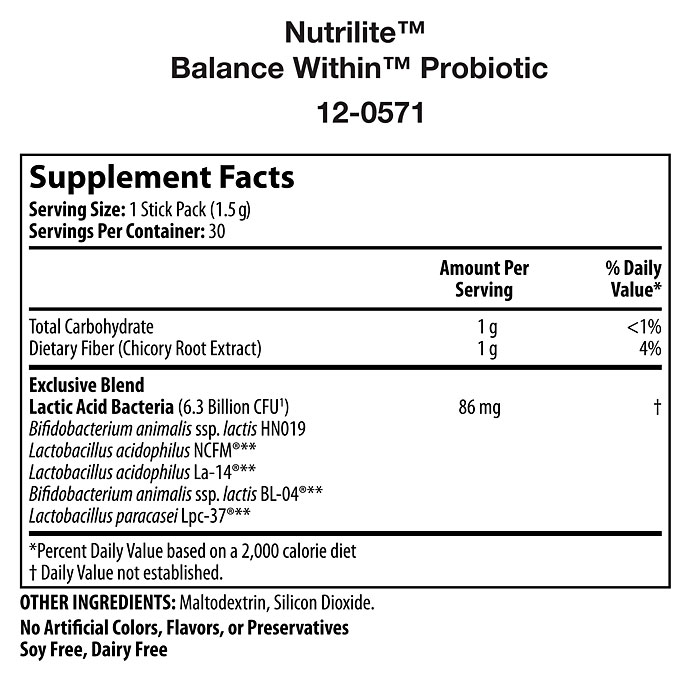 Nutrilite™ Balance Within™ Probiotic – Image 3