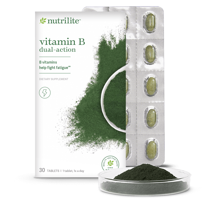 Nutrilite Vitamin B Dual-Action 30 Tablets – Image 1