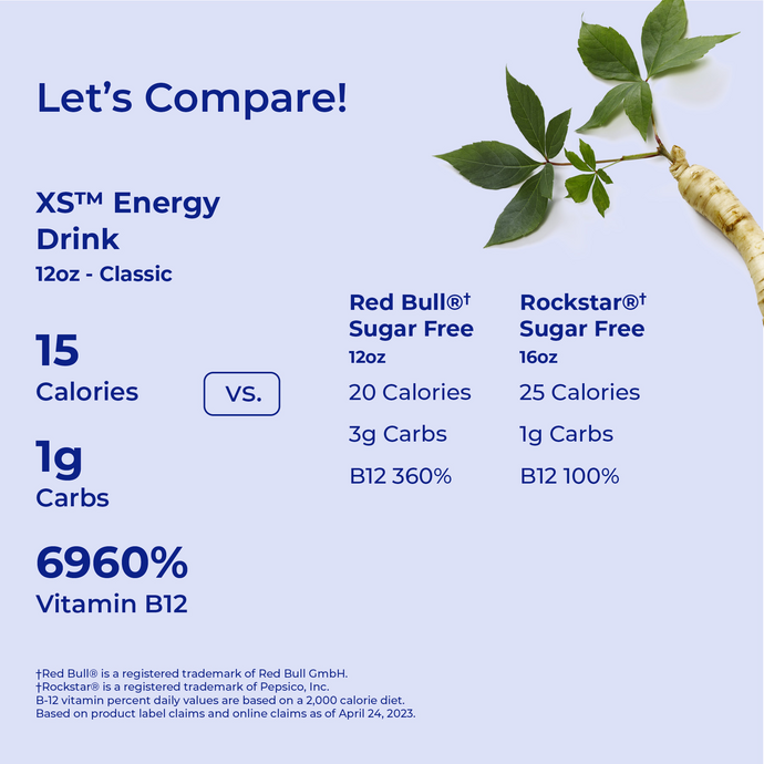 XS™ Energy Drink 12 oz - Caffeine Free Cranberry-Grape – Image 2
