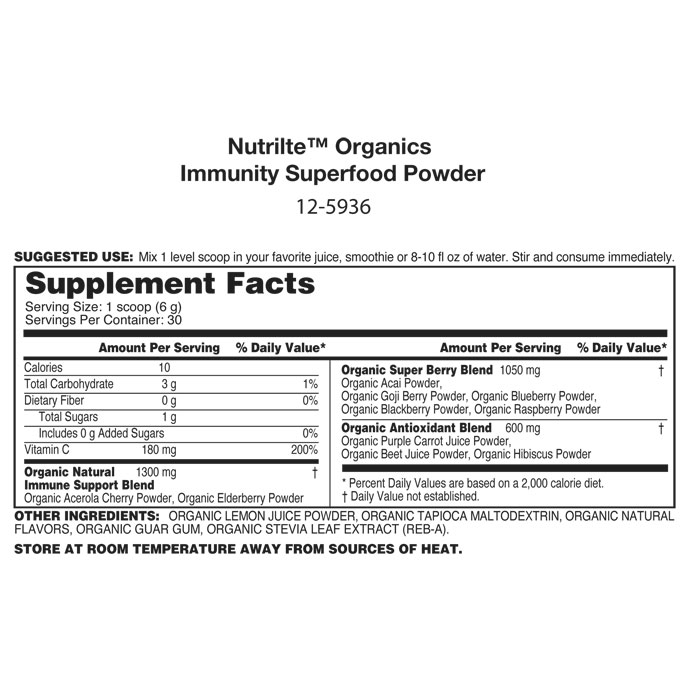 Nutrilite Organics Immunity Superfood Powder – Image 2