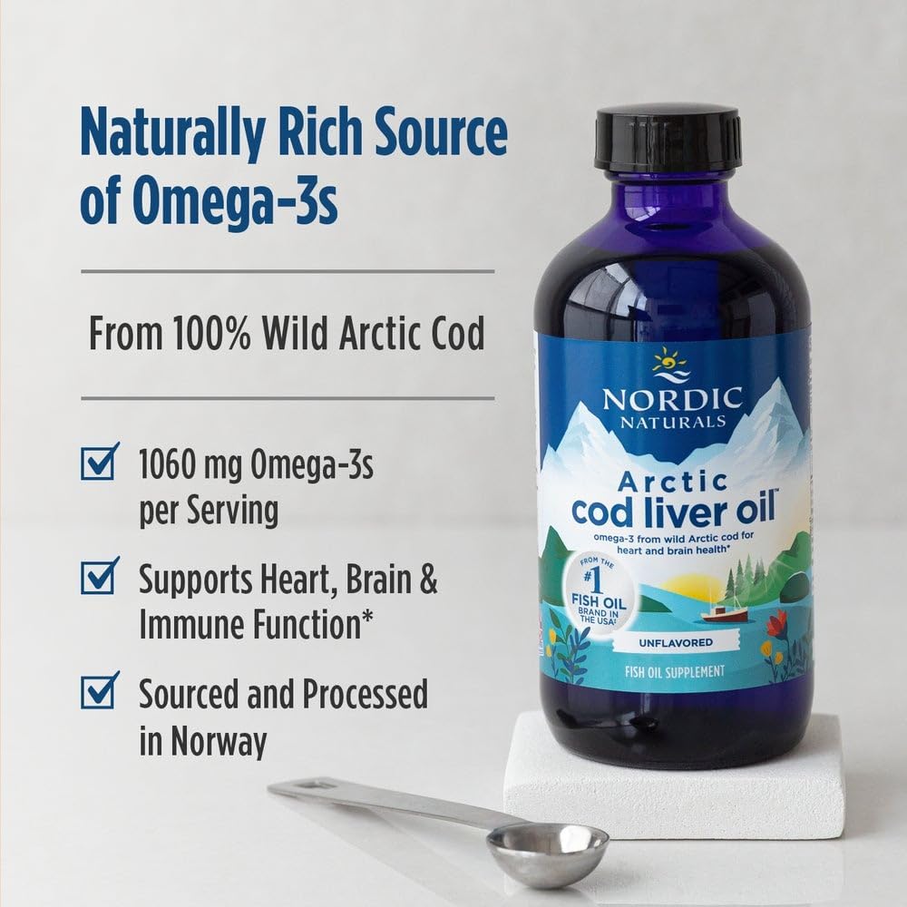 Arctic Cod Liver Oil (lemon liquid) – Image 2