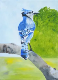 Whisper of the Blue Jay (12x16 in) – Image 2