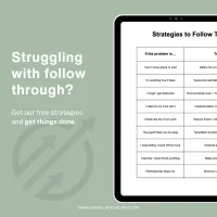 Strategies to Follow Through – Image 1