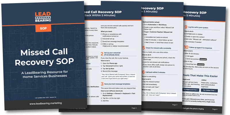 Missed Call Recovery SOP – Image 2