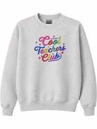 "STAFF" COOL TEACHERS CLUB EMBROIDERED CREWNECK CCE 26-27 – Image 1