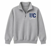 UCA Classic Cheer Embroidered Quarter-Zip UCA 26-27 – XL, Light Gray