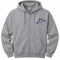 UCA Eagles Pennant Embroidered Zip-Up Hoodie UCA 26-27 – M, Sport Gray