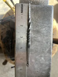 Hand Forged Straight Crochet Hook – Image 1