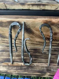 Hand Forged Ergonomic Crochet Hook – Image 1