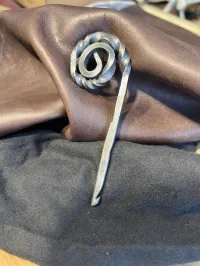 Hand Forged Embellished Crochet Hook – Image 3
