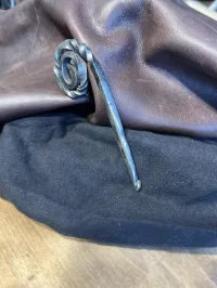 Hand Forged Embellished Crochet Hook – Image 4
