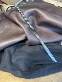 Hand Forged Springsteel Scalpel knife – Image 1