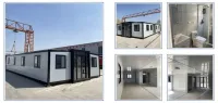 Black-and-White Expandable Container Home – Image 1