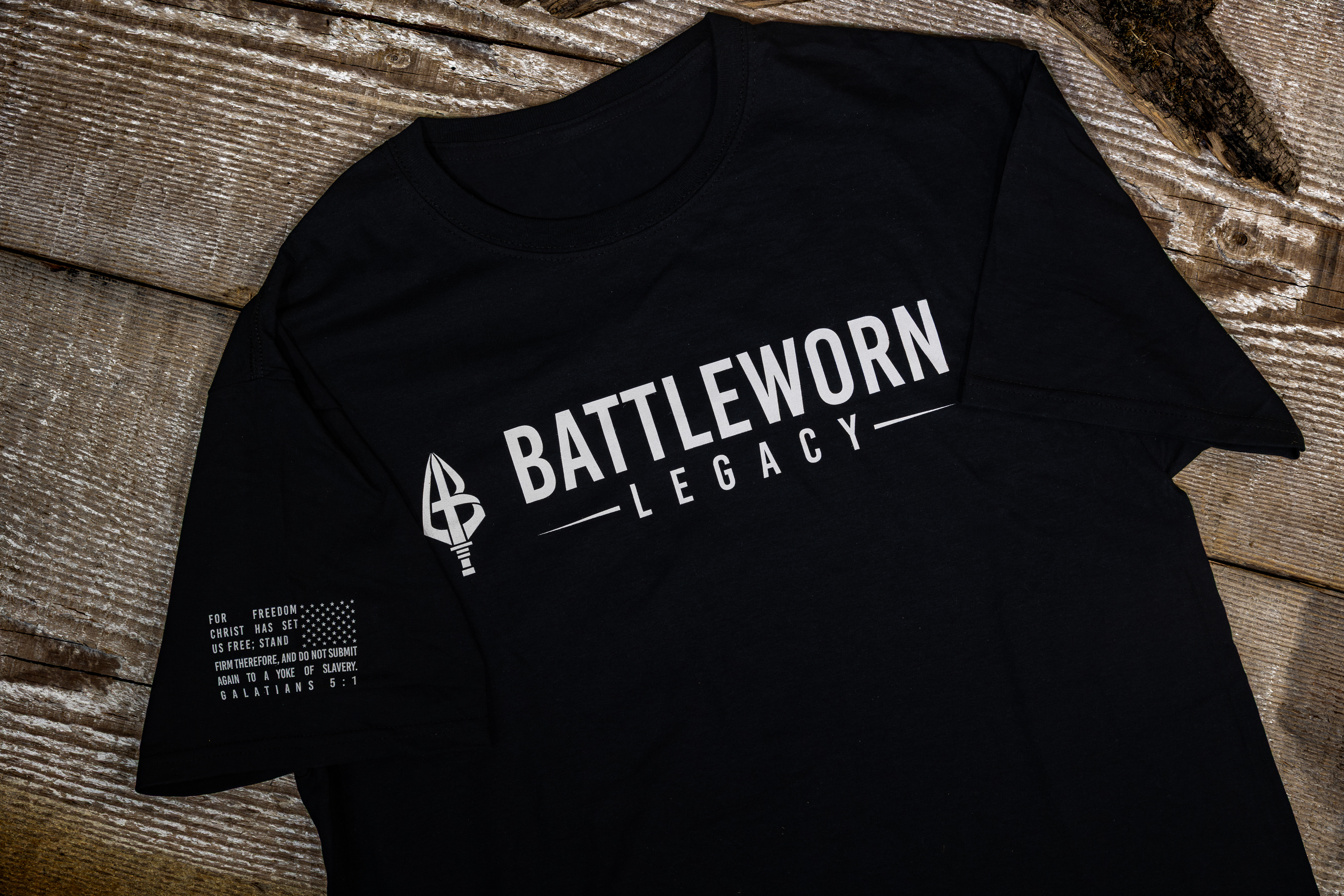 LEGACY T-SHIRT (GALATIANS 5:1) – Image 3