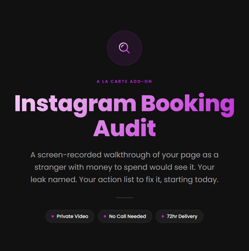 Instagram Audit for Beauty Business – Image 1