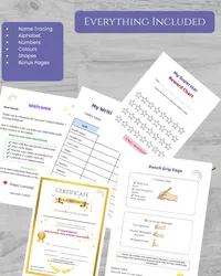 Editable Name Tracing Workbook | 57 Printable Handwriting Practice Pages for Preschool & Nursery – Image 2