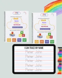 Editable Name Tracing Workbook | 57 Printable Handwriting Practice Pages for Preschool & Nursery – Image 3