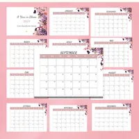 2027 Calendar –A Year in Bloom Floral & Butterfly Printable  – Image 2