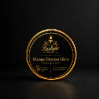Mango Passion Glow Coconut Wax Tin Candle | 2 Oz Tropical Mini Candle – Image 1
