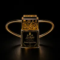 Mango Passion Glow Car Diffuser | Tropical Car Air Freshener – Gold