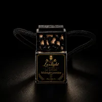 Midnight Jasmine Car Diffuser | Floral Car Air Freshener – Black