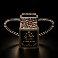 Midnight Jasmine Car Diffuser | Floral Car Air Freshener – Silver