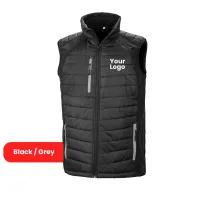 Gilet – XXL, Black/Grey, Yes